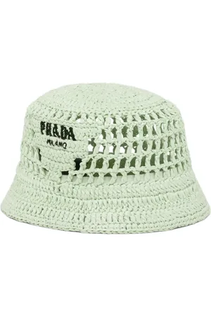 Prada Fiskehatt med broderad logotyp