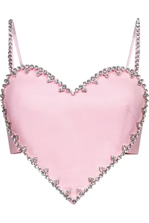 AREA Beskuren topp med strass