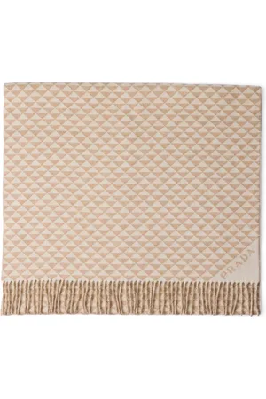 Prada Halsduk med logotyp i jacquard