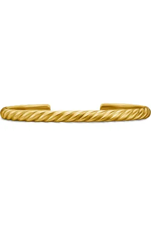 David Yurman Sculpted Cable armband i 18K gult guld (5,5 mm)