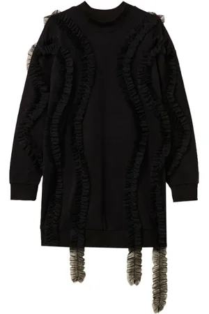 Twin-Set Sweatshirt med volangdetalj