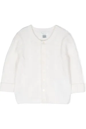 Ralph Lauren Kabelstickad kofta med knappar