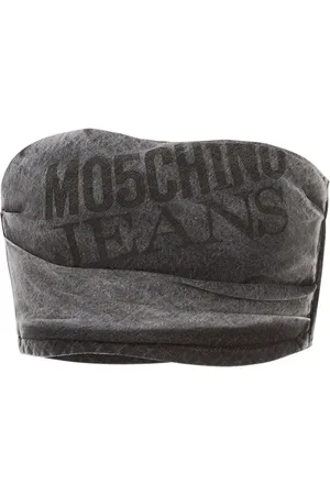 Moschino Croptop i denim