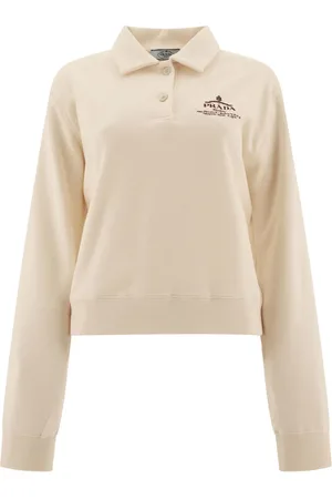 Prada Pikétröja med broderad logotyp