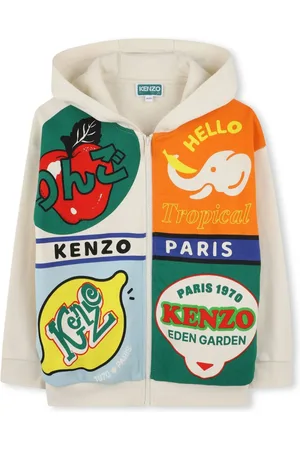 Kenzo Hoodie med logotyp