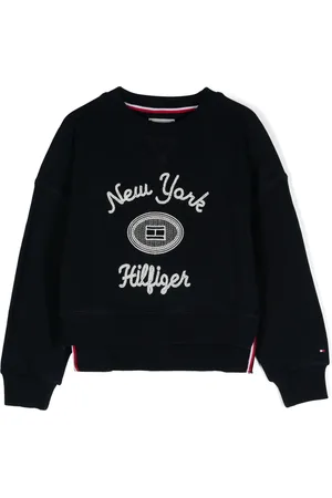 Tommy Hilfiger Sweatshirt med pärlad logotyp