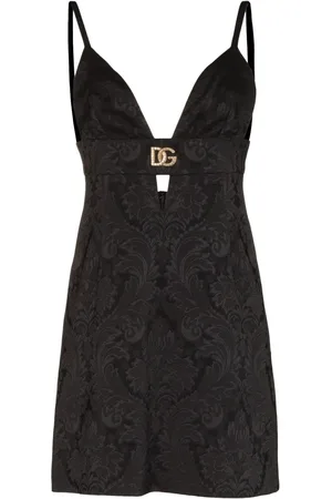 Dolce & Gabbana DG miniklänning med logotypplakett