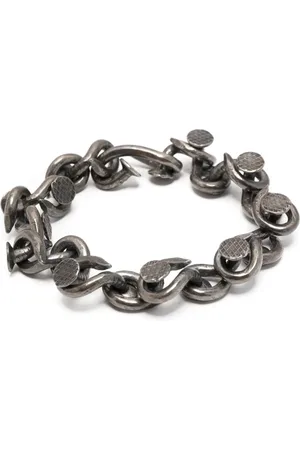 GUIDI Kedjearmband med spik