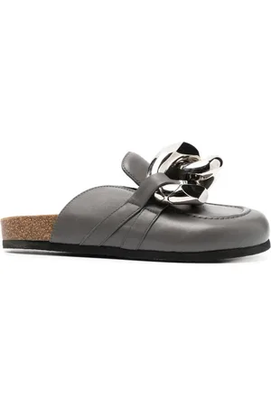 J.W.Anderson Läderloafers med kedjedetalj