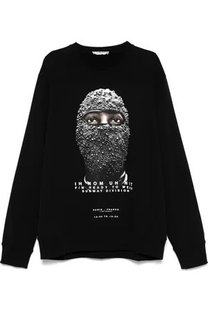 Ih Nom Uh Nit Black Mask tröja med tryck