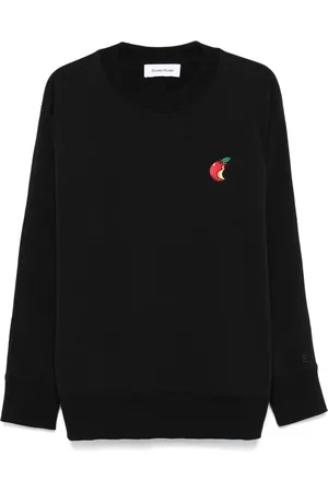 Etudes Sweatshirt med broderat äpple
