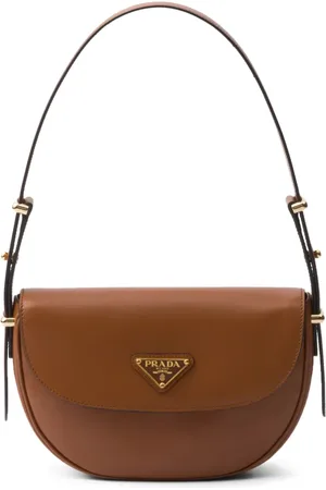 Prada Liten axelväska i skinn