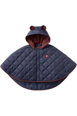 Familiar Quiltad cape med avtagbar huva