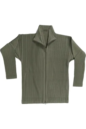 Issey Miyake Plissé zipped jacket