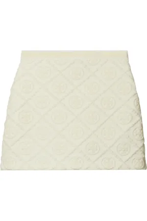 Tory Burch Double T minikjol i jacquard