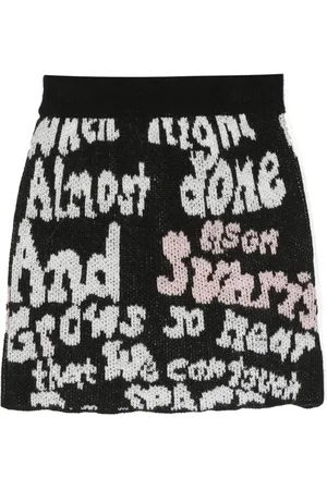 Msgm Intarsiastickad kjol