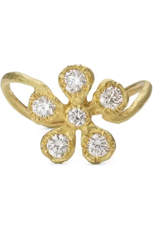 Orit Elhanati 18kt yellow gold Big Flores diamond ring