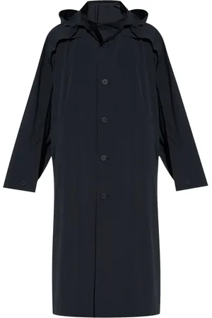Issey Miyake Rock med huva och ståkrage