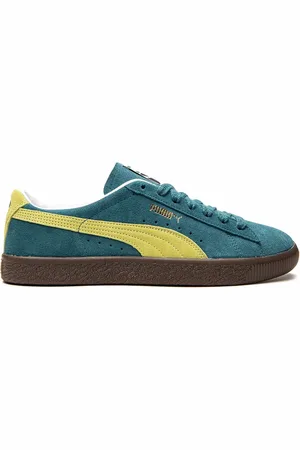 PUMA Låga sneakers i mocka