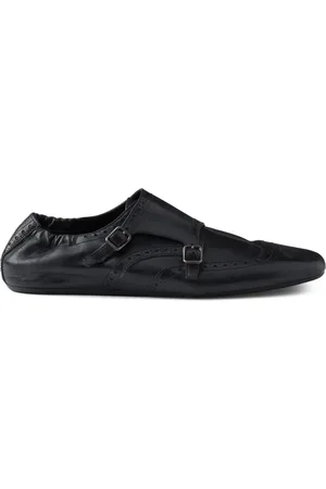 Prada Loafers med munkrem