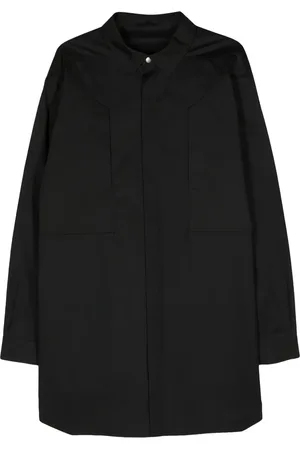 Rick Owens Fogpocket skjorta med klassisk krage