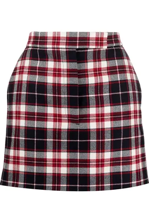 Thom Browne Skotskrutig minikjol