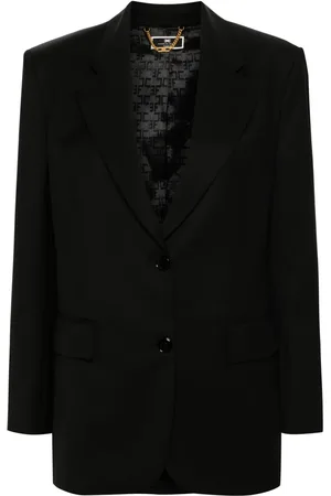 Elisabetta Franchi Enkelknäppt blazer