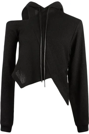 RTA Kayla hoodie med bar axel