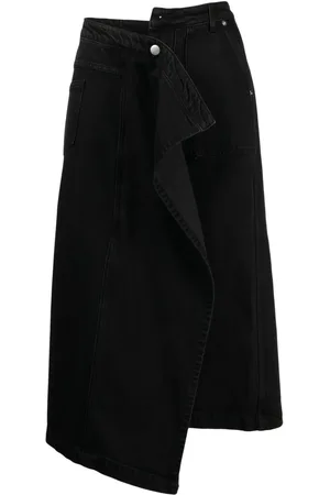 GOEN.J Asymmetrisk jeanskjol
