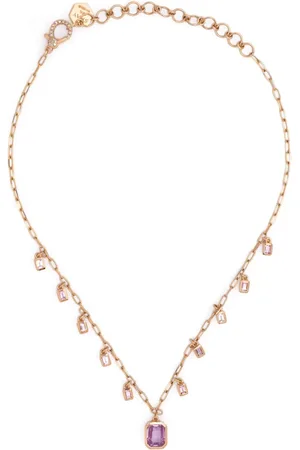 Shay Choker i 18K roséguld med safir