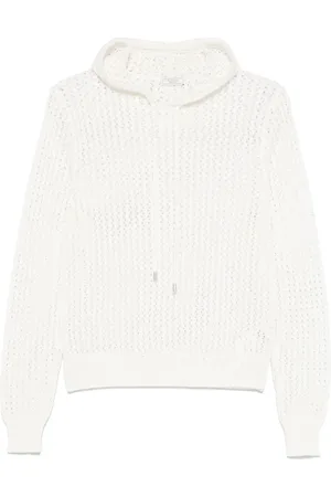 PESERICO SIGN Stickad hoodie med paljetter