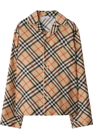 Burberry Vintagerutig pyjamastopp