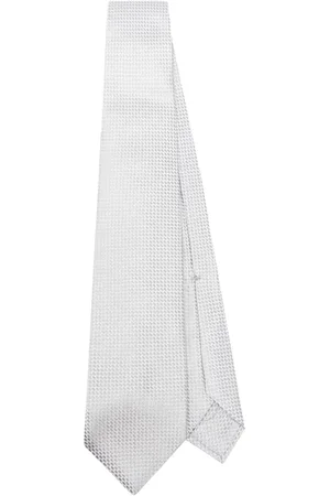 BARBA Mönstrad sidenslips i jacquard