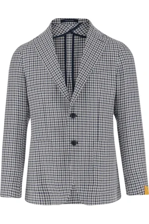 TAGLIATORE Rutig enkelknäppt blazer