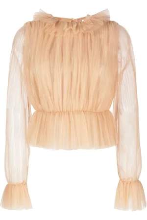 Khaite Blus med puffärm