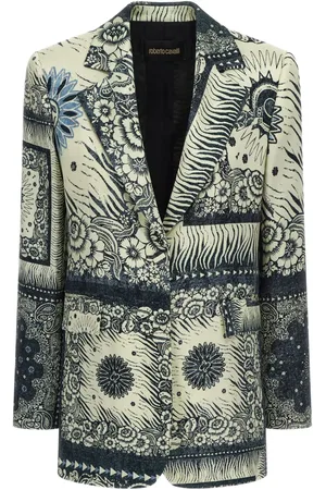 Roberto Cavalli Bandanamönstrad blazer