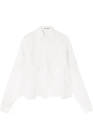 ERMANNO SCERVINO Skjorta med spetspanel