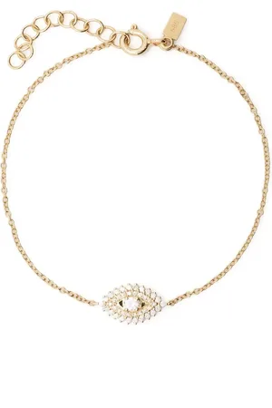 EF Collection Evil Eye diamantarmband i 14k guld