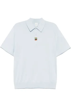Paul Smith Signature stripe detail polo shirt