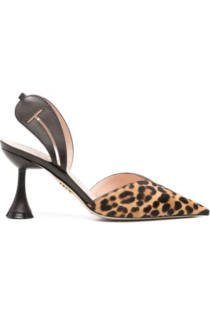 RODO Leopardmönstrade pumps