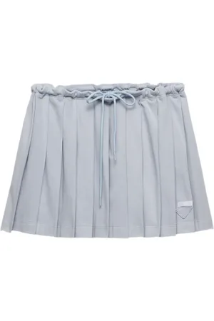 Prada Piqué plisserad minikjol