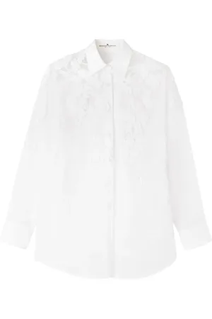 ERMANNO SCERVINO Skjorta med blomapplikation
