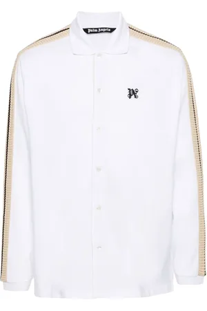 Palm Angels Pikétröja med randig kant