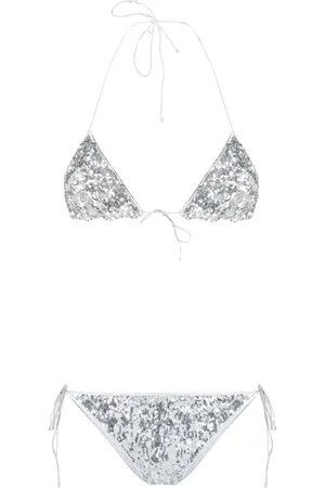 Oseree Paljettprydd trekantsbikini