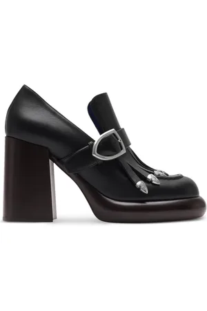 Burberry Pumps med kilklack och fransar 95 mm