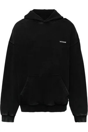 We11 Done Hoodie med tvättad logotyp