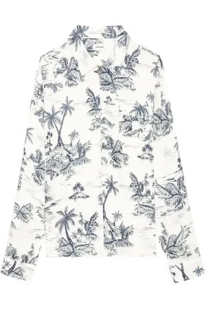 Zadig & Voltaire Skjorta med palmtryck
