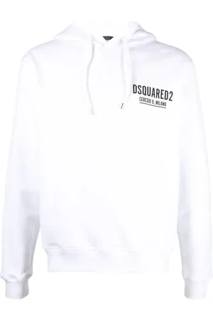 Dsquared2 Hoodie med logotyp