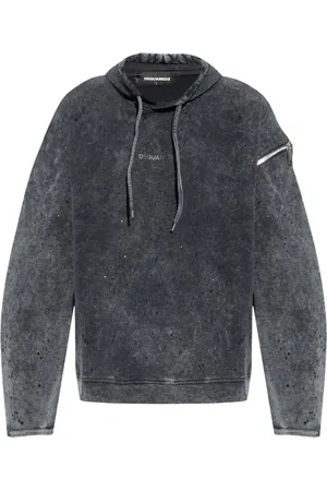 Dsquared2 Hoodie med borstad finish