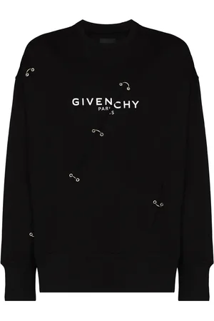 Givenchy Sweatshirt med öljetter och logotyp